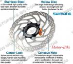 ВЕЛО ДИСК СПИРАЧЕН 160мм С ФЛАНЕЦ SHIMANO SM RT30-S-4